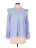 Reserved Blue Long Sleeve Blouse Size XS - photo 1