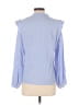 Reserved Blue Long Sleeve Blouse Size XS - photo 2