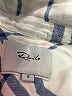 Rails 100% Rayon Plaid Blue Long Sleeve Button-Down Shirt Size S - photo 7