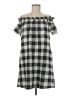 Corey Lynn Calter 100% Polyester Checkered-gingham Black Casual Dress Size S - photo 1