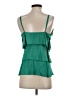 BCBGMAXAZRIA 100% Polyester Green Sleeveless Blouse Size XS - photo 2