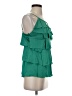 BCBGMAXAZRIA 100% Polyester Green Sleeveless Blouse Size XS - photo 4