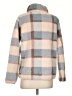 Keren Hart 100% Polyester Plaid Tan Pullover Sweater Size S - photo 2
