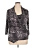 Jennifer Lopez Gray 3/4 Sleeve Blouse Size XL - photo 1