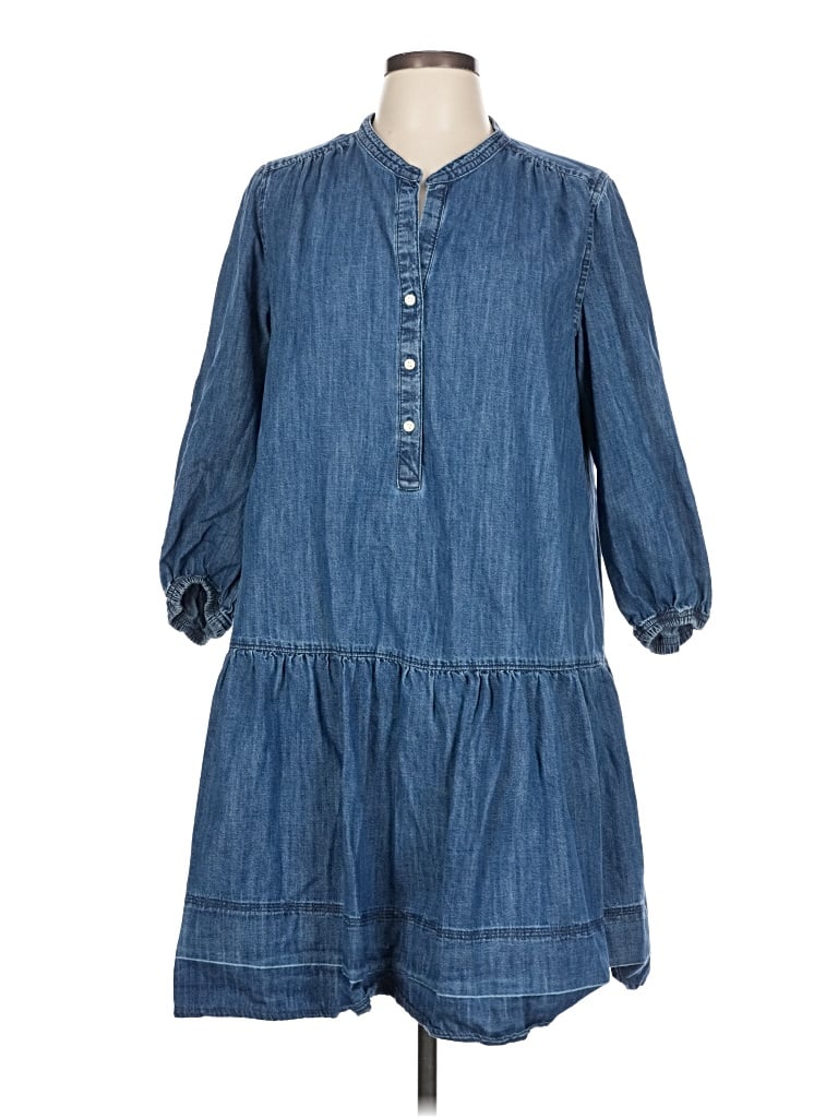 Pre-owned Free Assembly Casual Dress In Blue