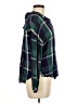 Sanctuary 100% Rayon Plaid Green Long Sleeve Button-Down Shirt Size M - photo 4