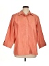 Draper's & Damon's 100% Polyester Orange 3/4 Sleeve Blouse Size 12 (petite) - photo 1