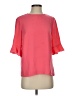 CeCe 100% Polyester Pink Short Sleeve Blouse Size XS - photo 1