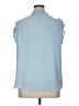 Maison d' Amelie 100% Polyester Blue Sleeveless Blouse Size XL - photo 2