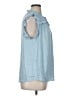 Maison d' Amelie 100% Polyester Blue Sleeveless Blouse Size XL - photo 4