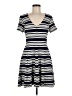 Slate & Willow Stripes Blue Casual Dress Size M - photo 1