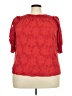 Dokotoo 100% Polyester Red 3/4 Sleeve Blouse Size 2X - photo 1