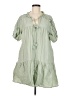 &merci 100% Polyester Green Short Sleeve Blouse Size M - photo 1
