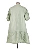 &merci 100% Polyester Green Short Sleeve Blouse Size M - photo 2