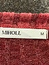 MIHOLL Burgundy Pullover Sweater Size M - photo 7