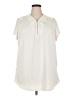Nygard Ivory Short Sleeve Blouse Size 3X - photo 1