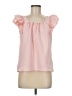 Shein Pink Short Sleeve Top Size 6 - photo 1