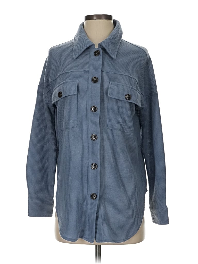 Pre-owned Pink Lily Cardigan Sweater In Blue