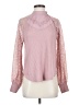 Free People Pink Long Sleeve Blouse Size XS - photo 1
