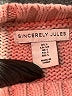 Sincerely Jules Pink Pullover Sweater Size S - photo 7