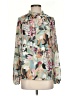 Shein Floral Green Long Sleeve Blouse Size 4 - photo 1