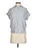 Madewell Stripes Blue Short Sleeve Blouse Size XXS - photo 1