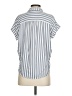 Madewell Stripes Blue Short Sleeve Blouse Size XXS - photo 2