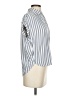 Madewell Stripes Blue Short Sleeve Blouse Size XXS - photo 4
