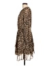 Sandy & Sid Animal Print Brown Casual Dress Size L - photo 5