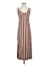 Assorted Brands Stripes Brown Casual Dress Size XS - photo 1