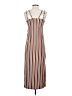 Assorted Brands Stripes Brown Casual Dress Size XS - photo 2