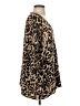 Mumu Mellow 100% Cotton Animal Print Brown Pullover Sweater Size S - photo 4