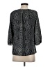 Ann Taylor LOFT 100% Polyester Gray 3/4 Sleeve Blouse Size S - photo 2