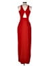 Likely 100% Polyester Red Cocktail Dress Size 6 - photo 2