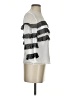Milly 100% Polyamide Silver 3/4 Sleeve Top Size P (petite) - photo 4