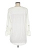 ECI 100% Polyester Ivory 3/4 Sleeve Blouse Size M - photo 2