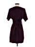 Express Solid Burgundy Casual Dress Size XS - photo 2