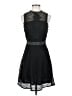 Francesca's 100% Polyester Black Cocktail Dress Size XS - photo 1