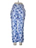 Boston Proper Print Blue Casual Pants Size 12 - photo 2