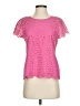 J.Crew Solid Pink Short Sleeve Blouse Size 2 - photo 1