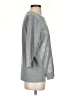 Vecceli Italy 100% Polyester Metallic Silver Pullover Sweater Size S - photo 4