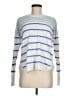 Marled by Reunited 100% Cotton Stripes Blue Pullover Sweater Size M - photo 1