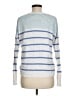 Marled by Reunited 100% Cotton Stripes Blue Pullover Sweater Size M - photo 2