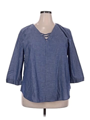 Van Heusen 3/4 Sleeve Blouse (view 1)