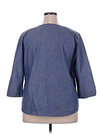 Van Heusen 3/4 Sleeve Blouse (view 2)