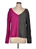 YOON Color Block Gray Pullover Sweater Size M - photo 1