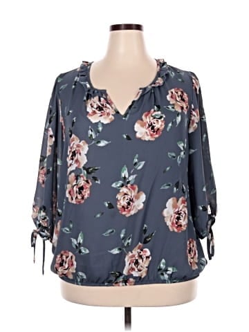 Blousology 3/4 Sleeve Blouse (view 1)