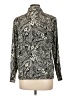 Notations Paisley Black Long Sleeve Blouse Size L - photo 2