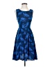 Maple Tropical Blue Cocktail Dress Size 2 - photo 1