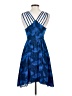 Maple Tropical Blue Cocktail Dress Size 2 - photo 2